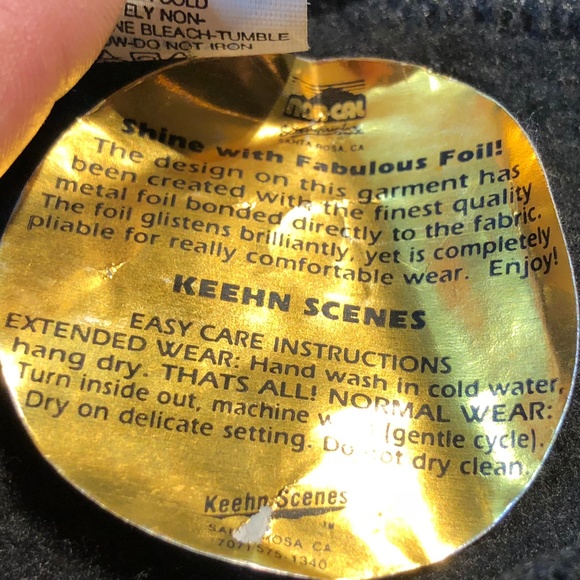 Vintage Keehn Scenes Horse Moon Sweatshirt M Crew - Picture 4 of 8